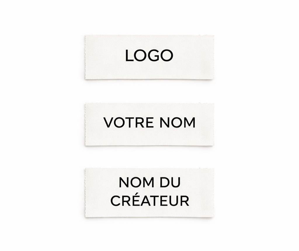 Étiquettes tissus 10pcs