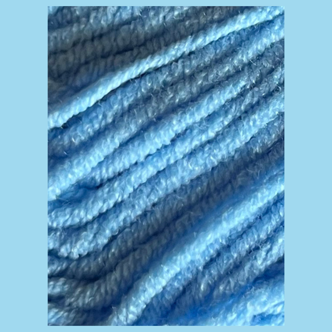 Laine coton mini - Bleu ciel