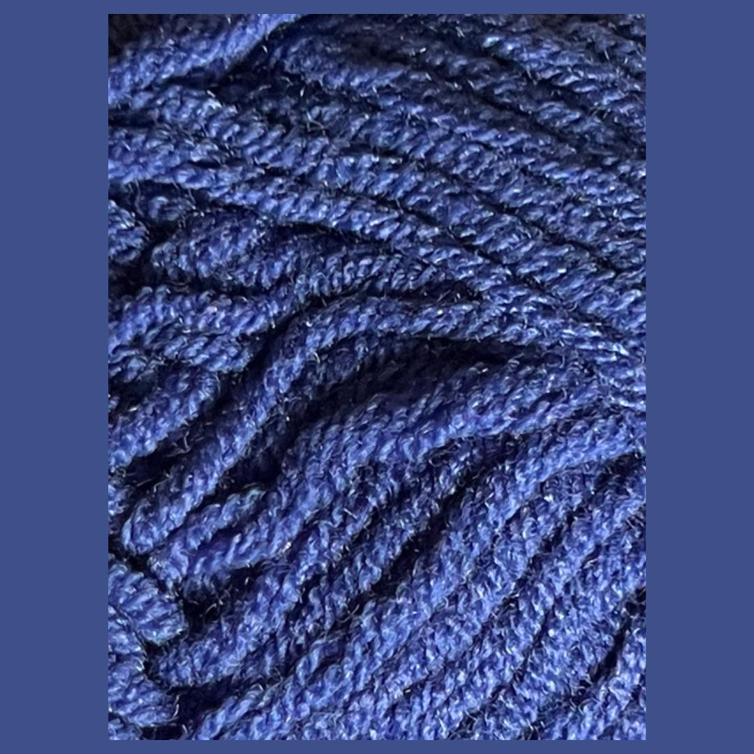 Laine coton mini - Bleu denim