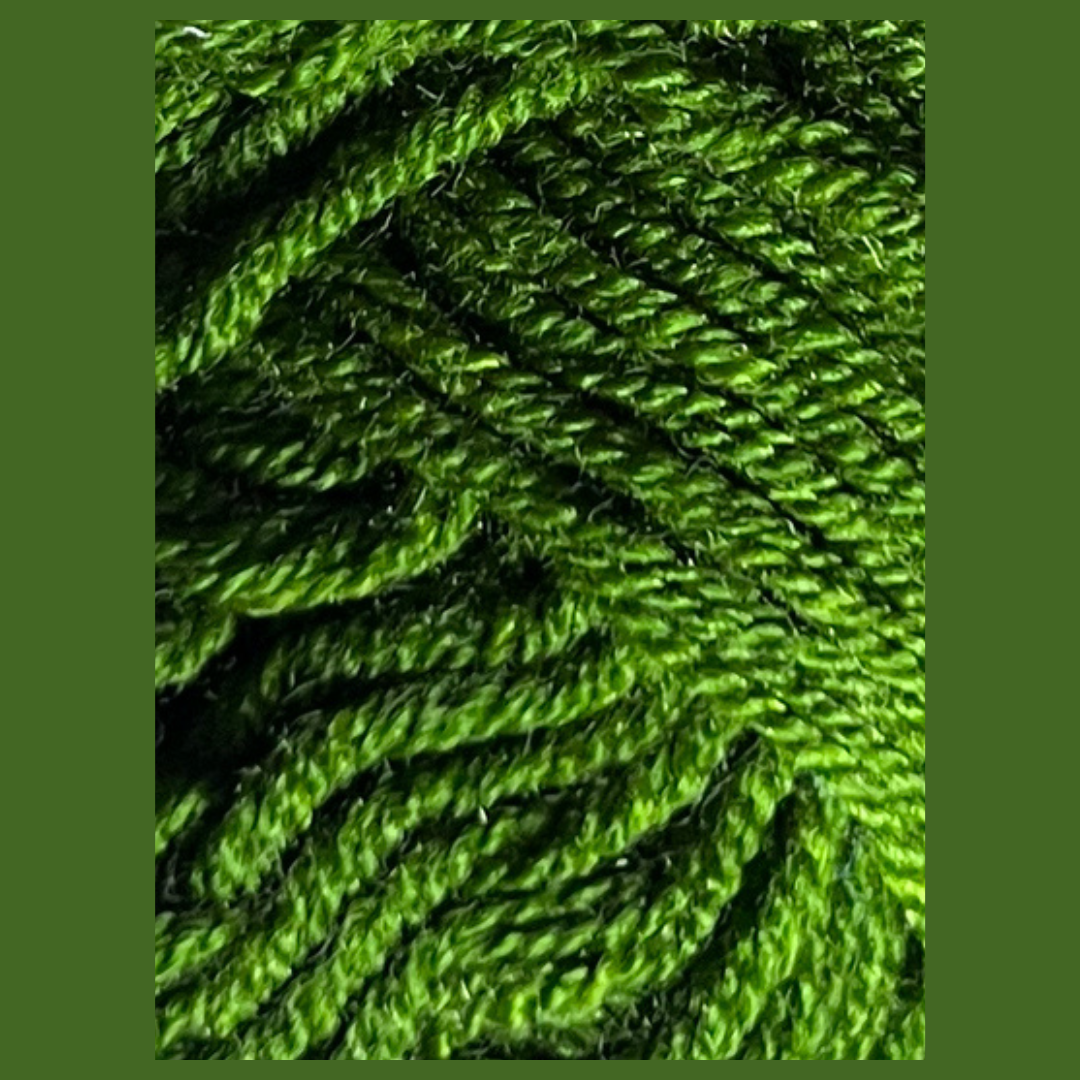 Laine coton mini - Vert forêt