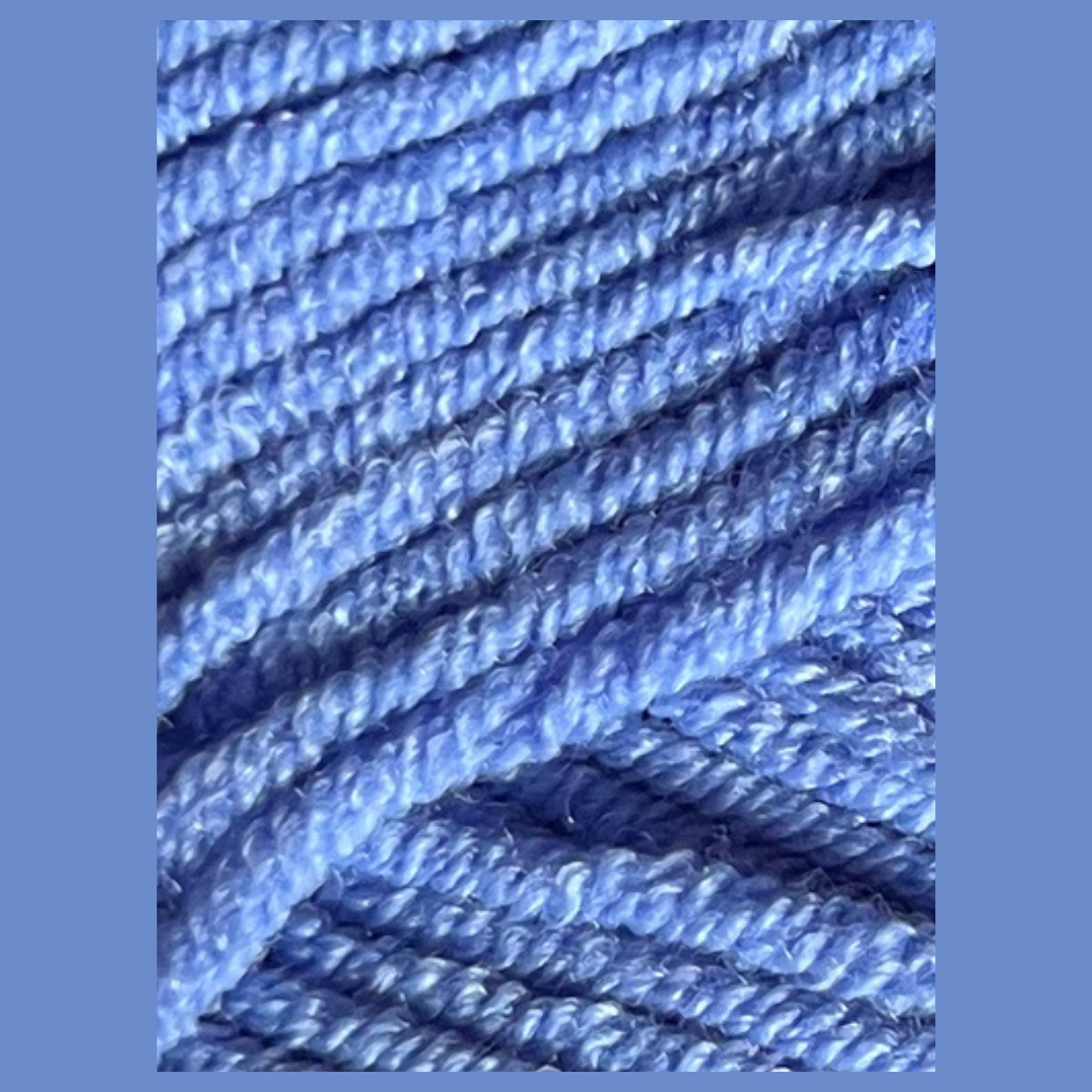 Laine coton mini - Bleu glacier