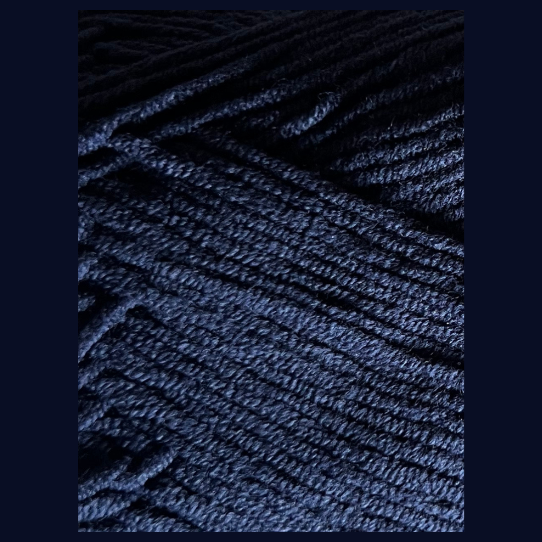 Laine Coton - Bleu nuit