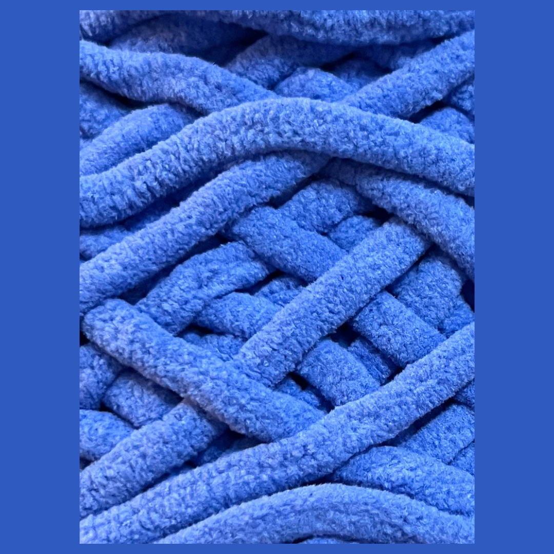 Blanket yarn  - Bleu