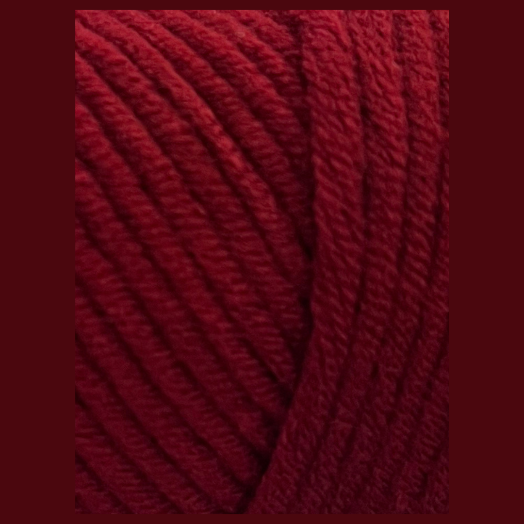 Laine acrylique  - Rouge