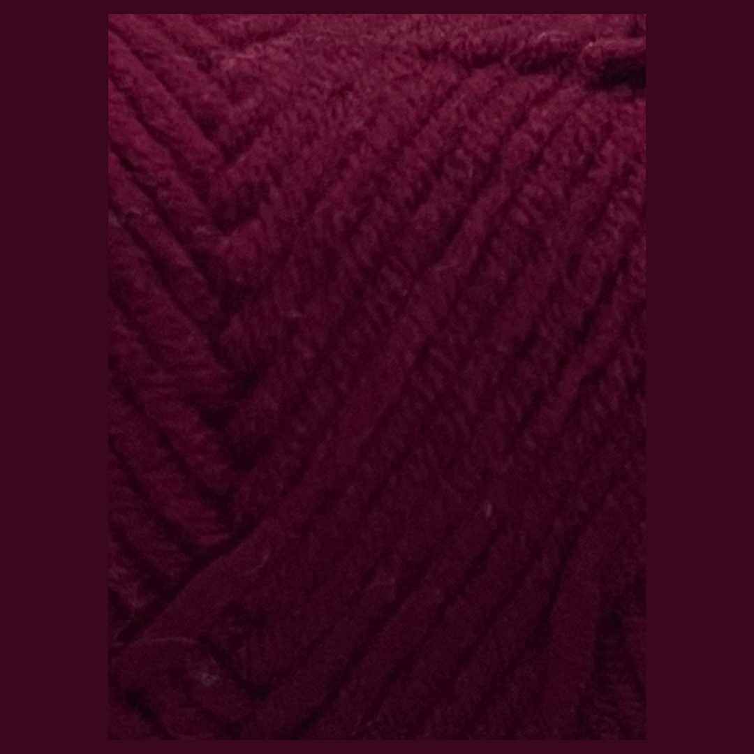 Laine acrylique  - Rouge bordeaux