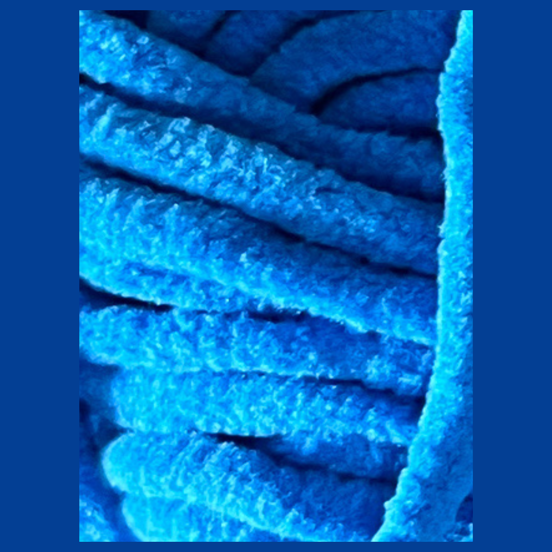 Fil Chenille - Bleu