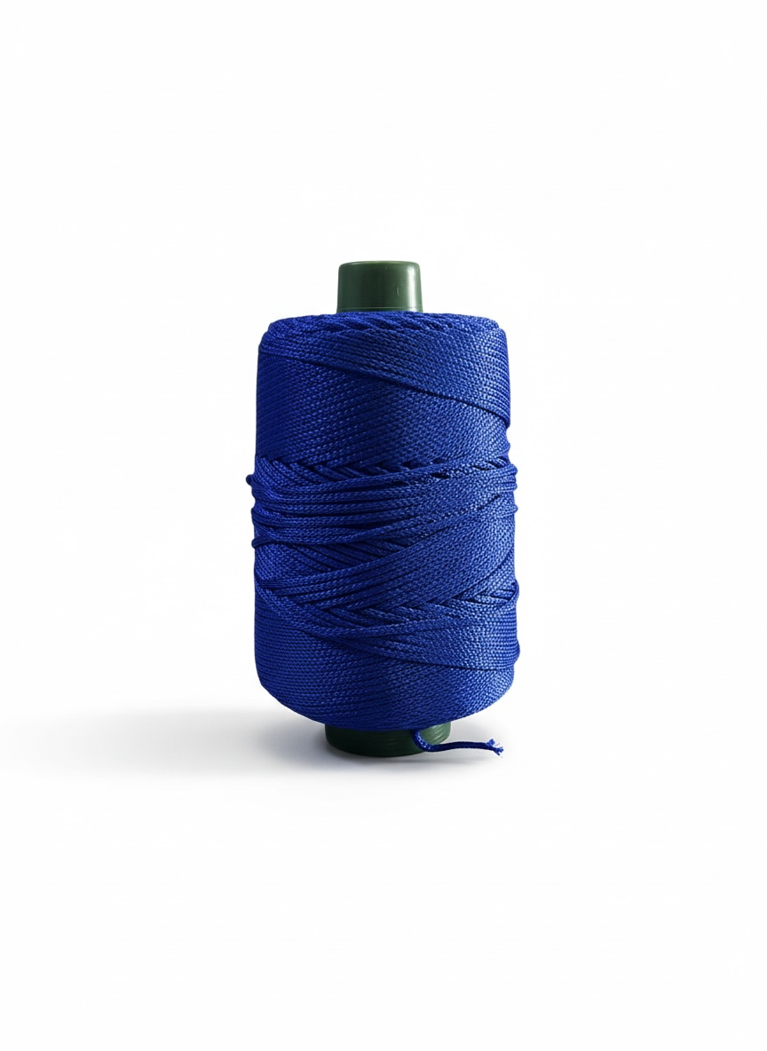 Fil macramé - Bleu saphir