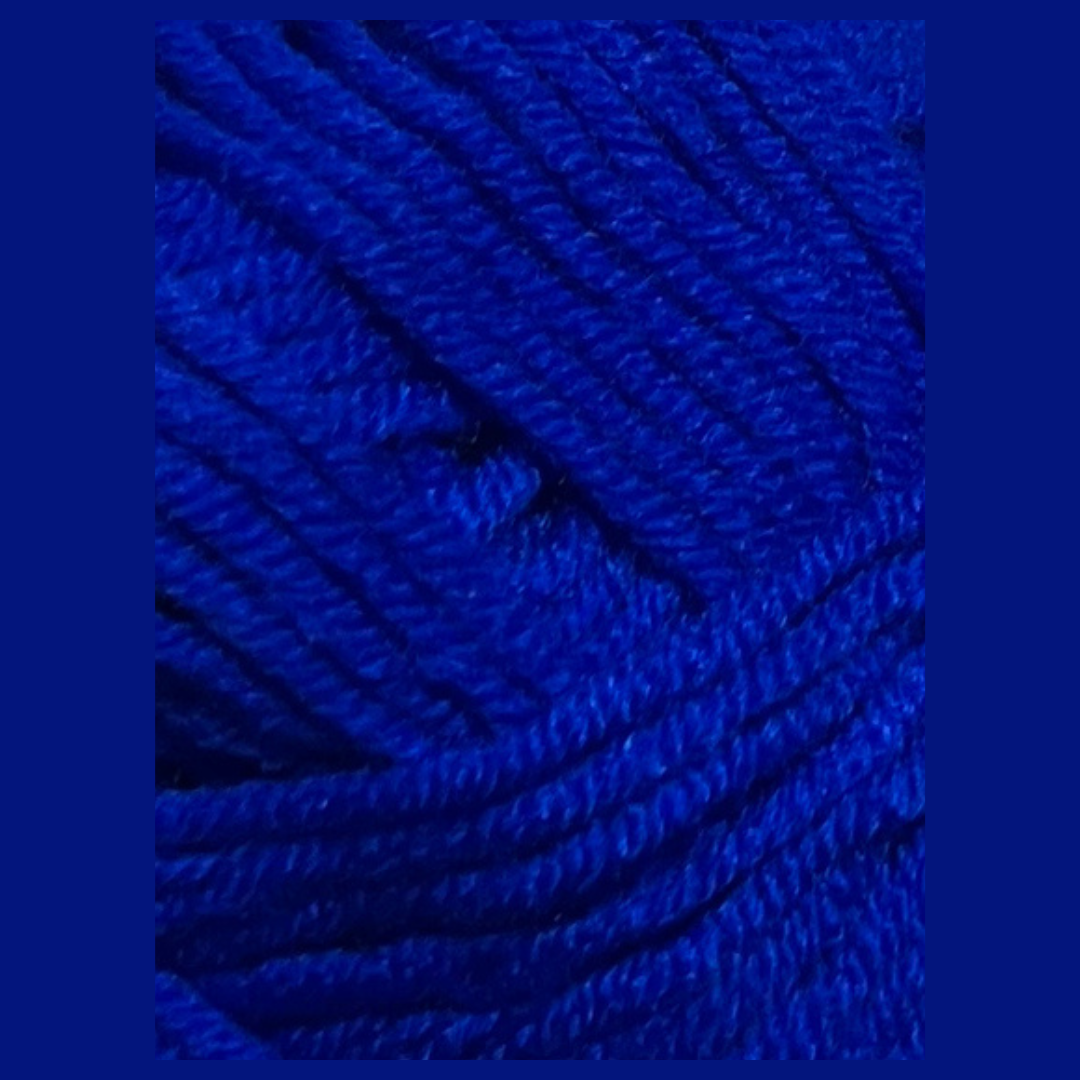 Laine coton mini - Bleu roi