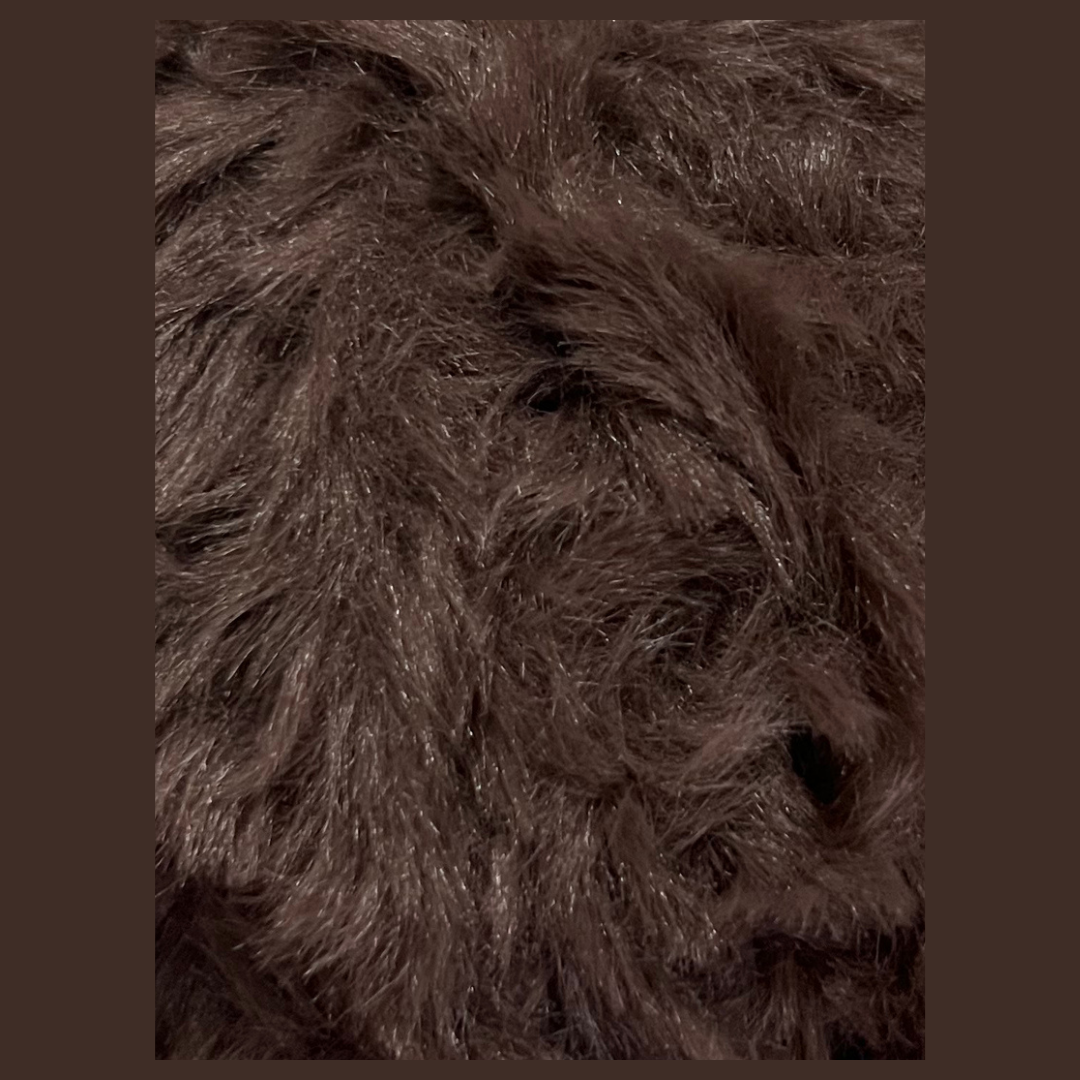 Fausse fourrure  - Marron