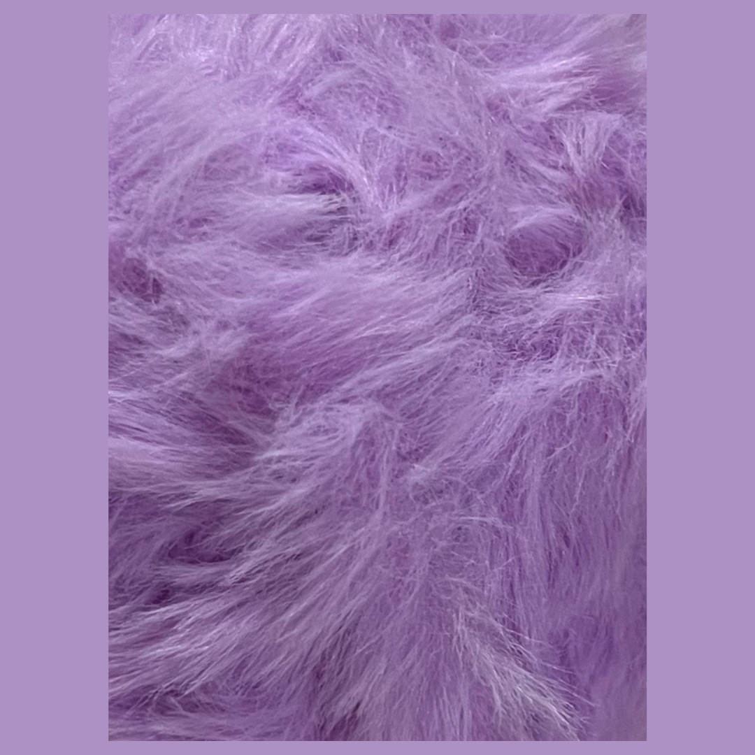 Fausse fourrure  - Mauve clair