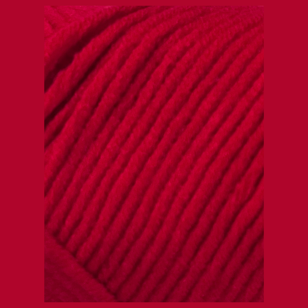 Laine acrylique  - Rouge
