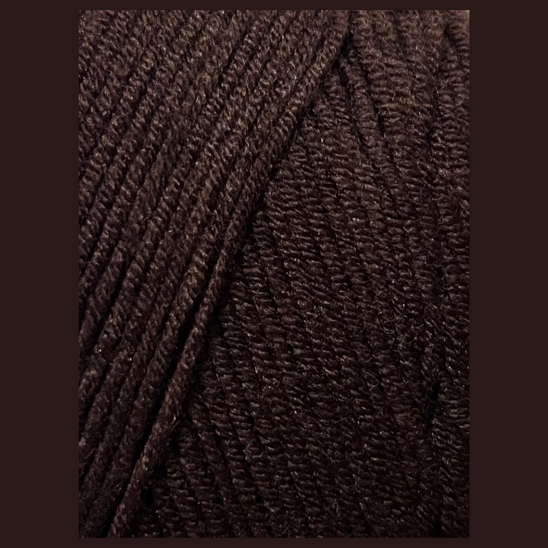 Laine coton XL - Marron