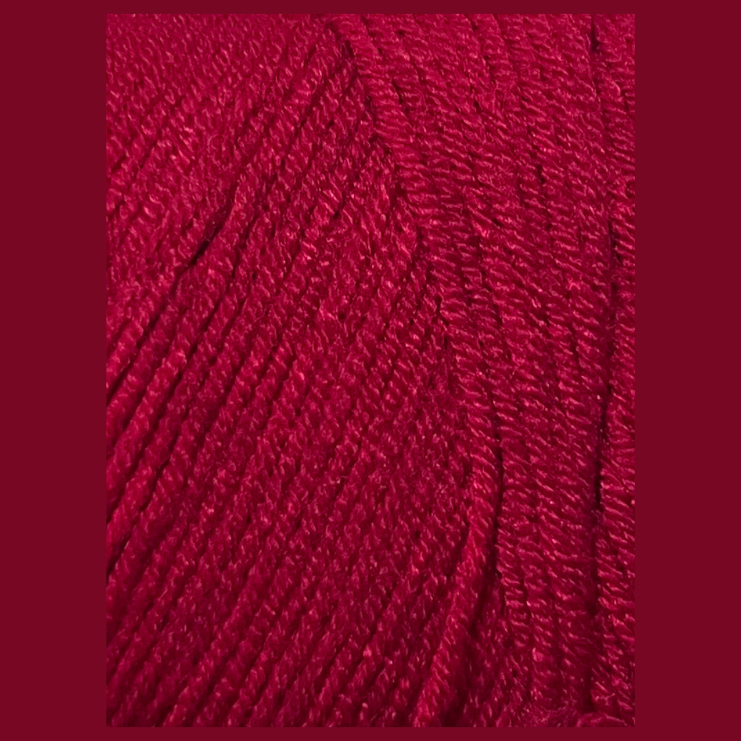 Laine coton XL - Rouge