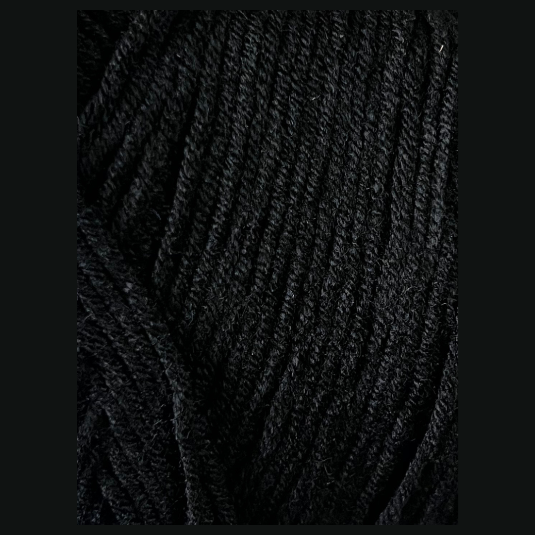 Laine coton XL - Noir
