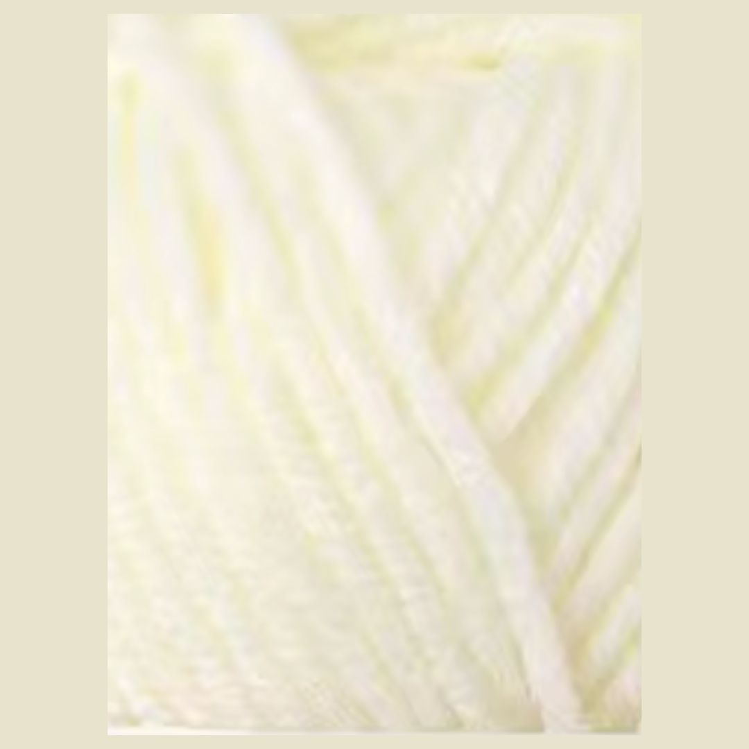 Laine acrylique mini 25g - Blanc cassé