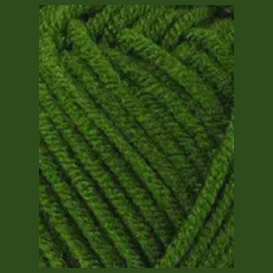 Laine acrylique mini 25g - Vert forêt