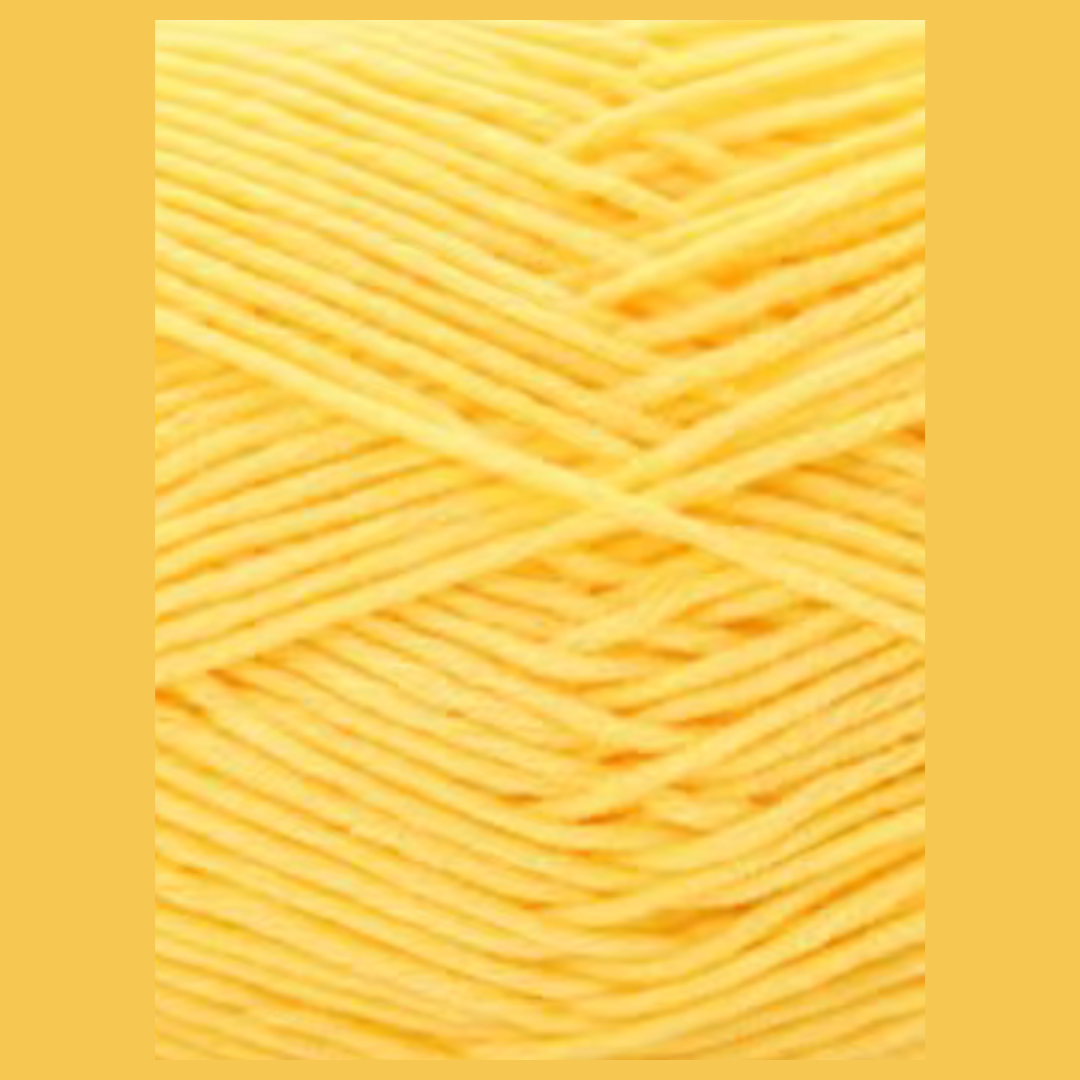 Laine Coton 100g - Jaune
