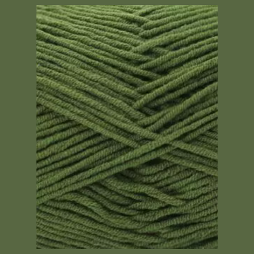Laine Coton 100g - Vert forêt