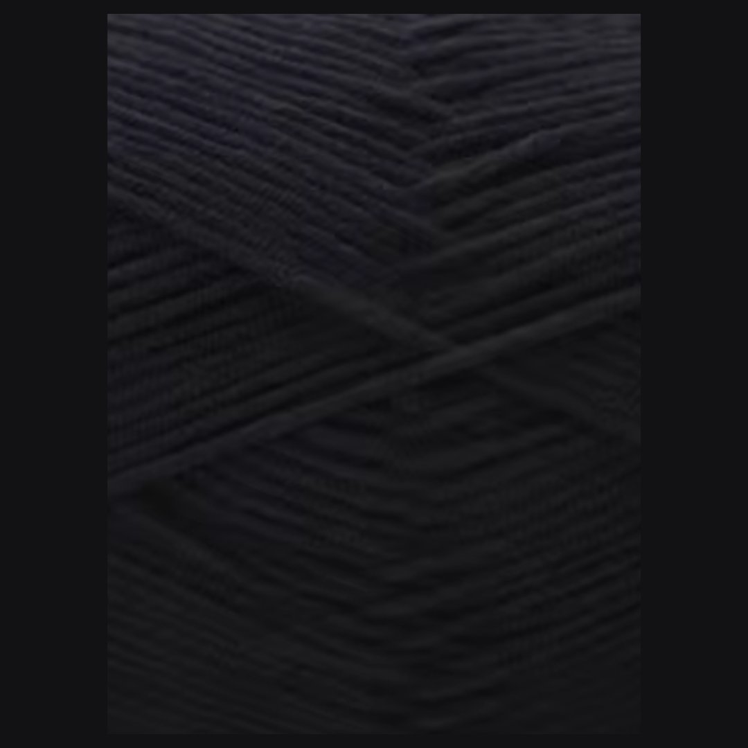 Laine Coton 100g - Noir