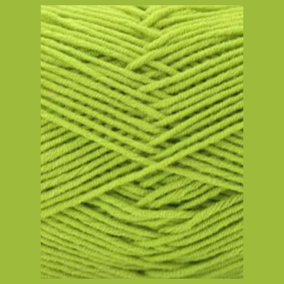 Laine Coton 100g - Vert citron