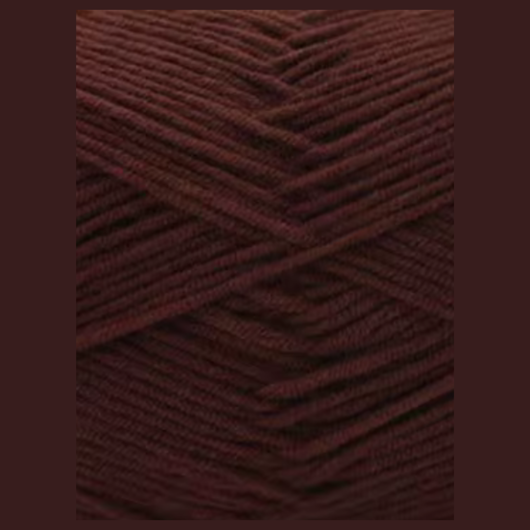 Laine Coton 100g - Marron foncé