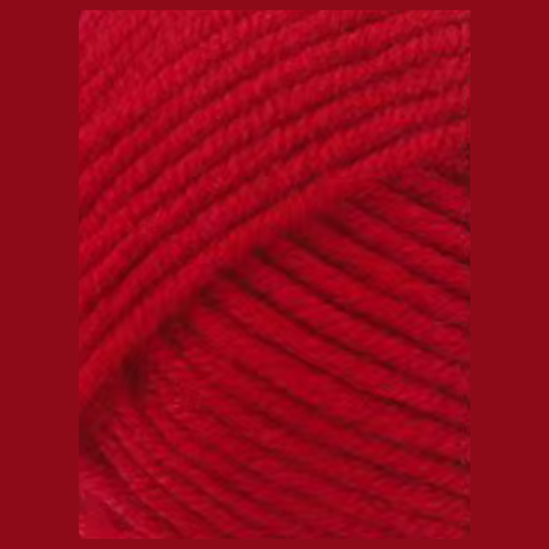 Laine acrylique mini 25g - Rouge