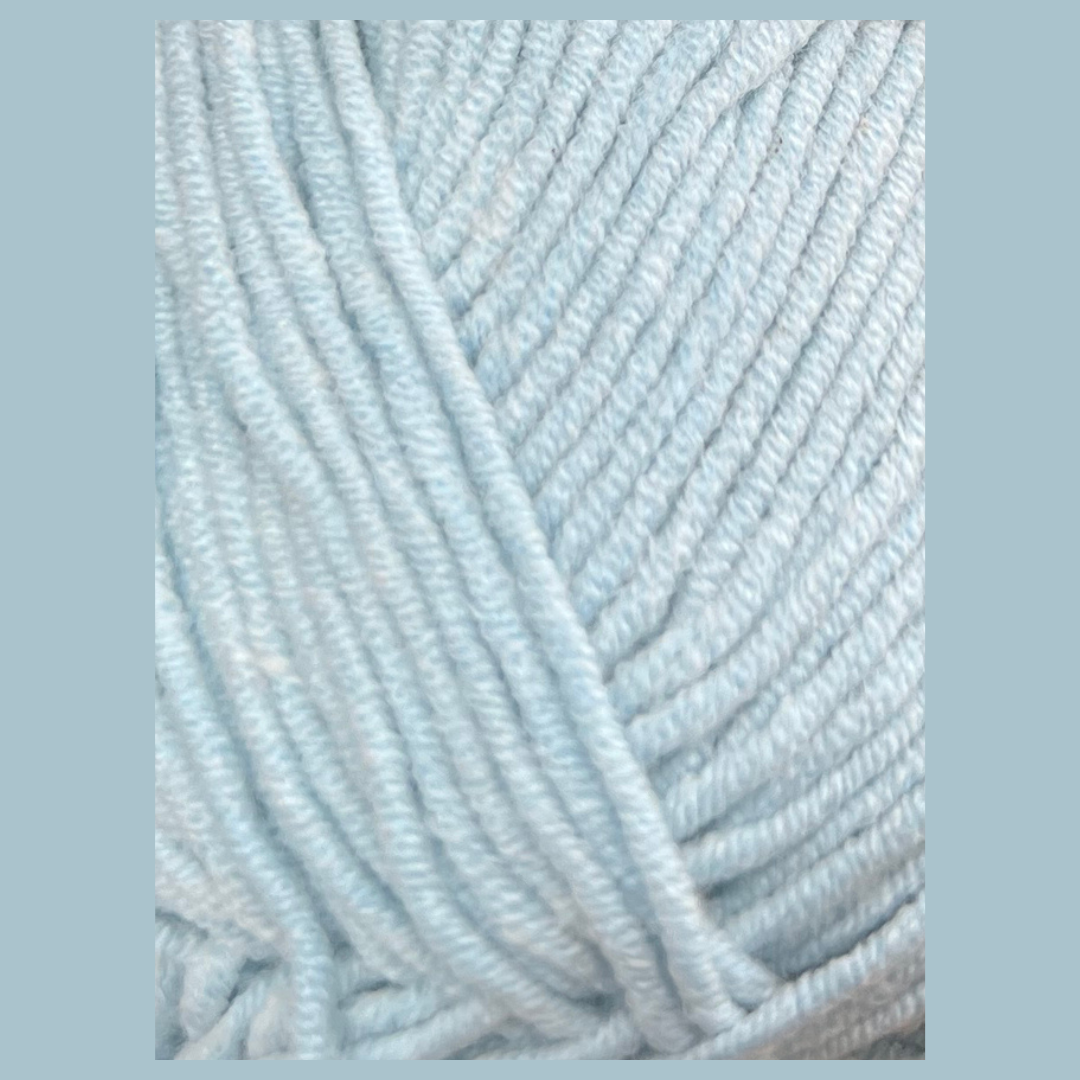 Laine Coton 100g - Bleu brume