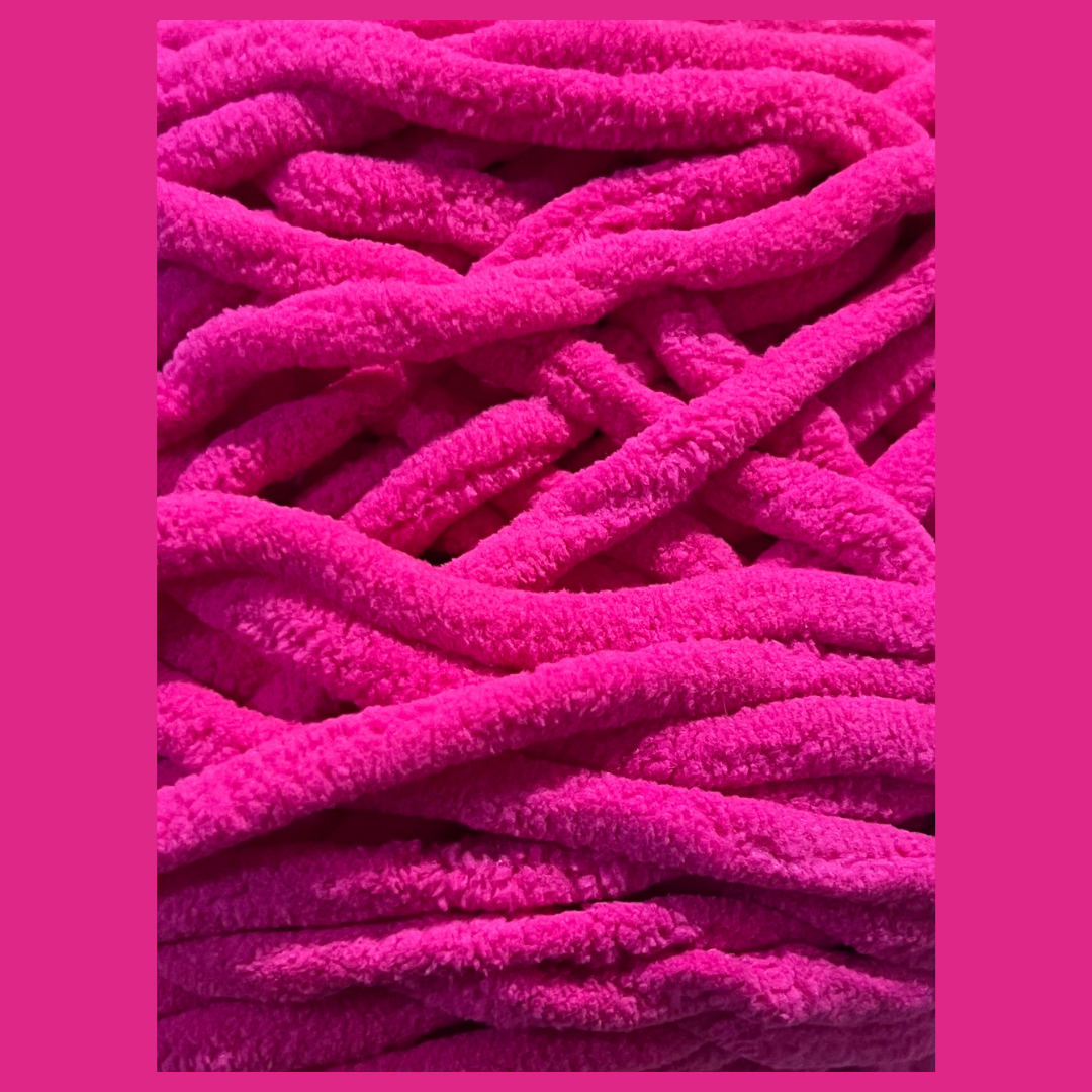 Blanket yarn 100g - Rose framboise