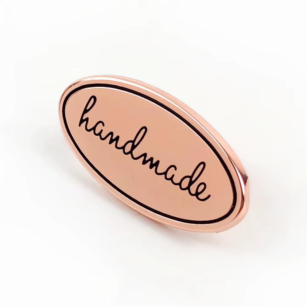 Etiquette “handmade”  - Rose champagne