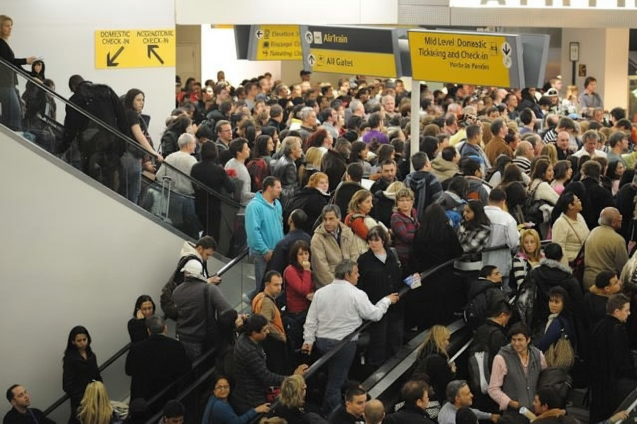 뉴어크 공항, 정부 셧다운에 3시간 이상 운항 지연... 항공 대란 현실화