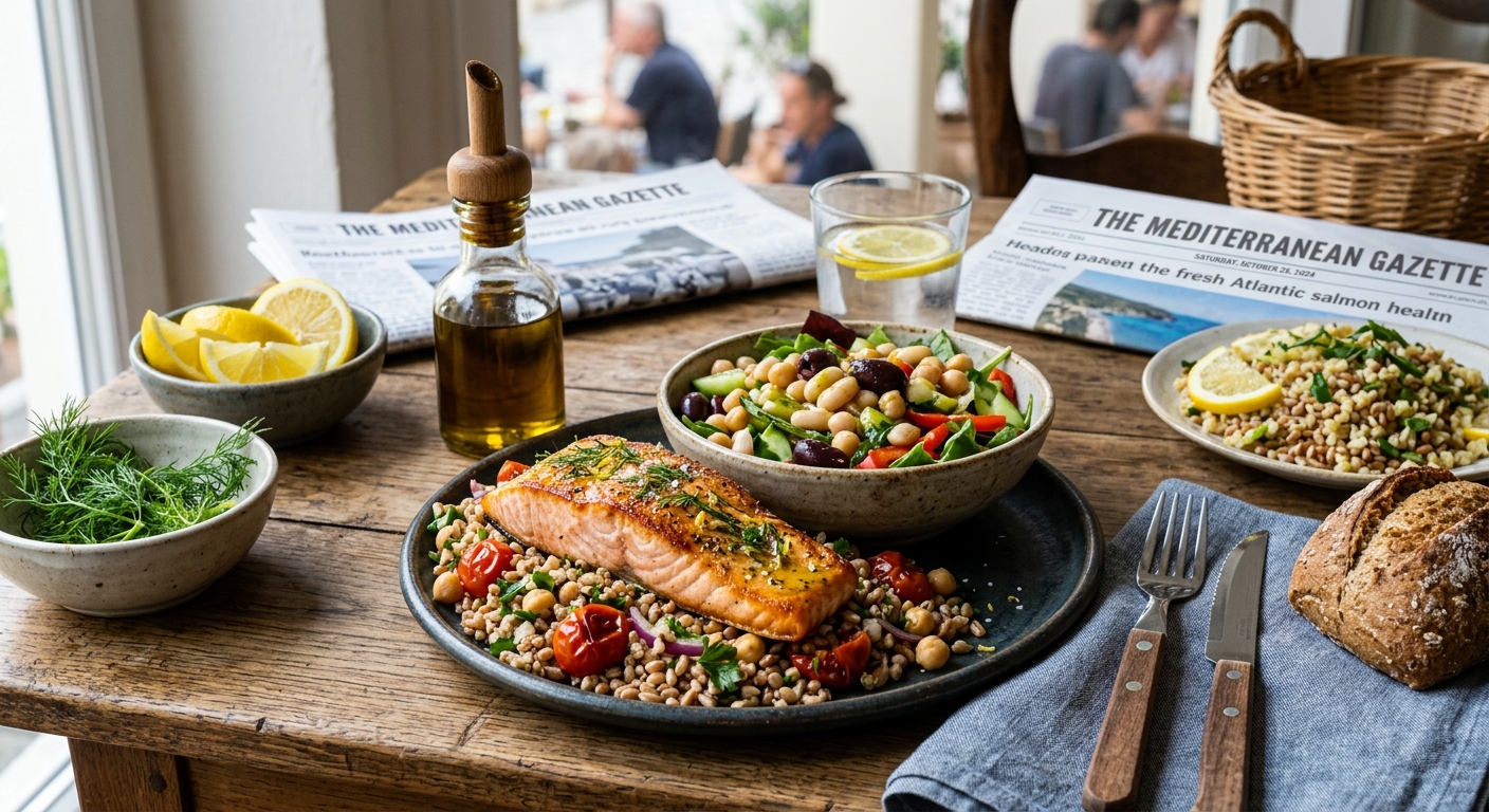 지중해식 식단, 심장과 뇌 건강 지키는 세포 방어막 강화한다