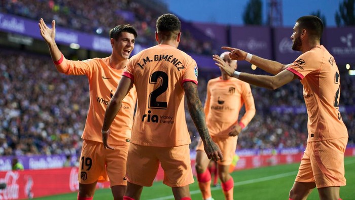 Info Main Bola - Valladolid Vs Atletico: Los Rojiblancos Menang Telak 5-2