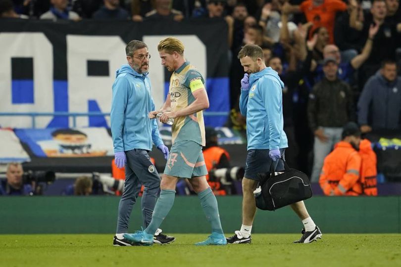 Info Main Bola Kevin De Bruyne Cedera Lawan Inter Milan, Terancam Absen Kontra Arsenal