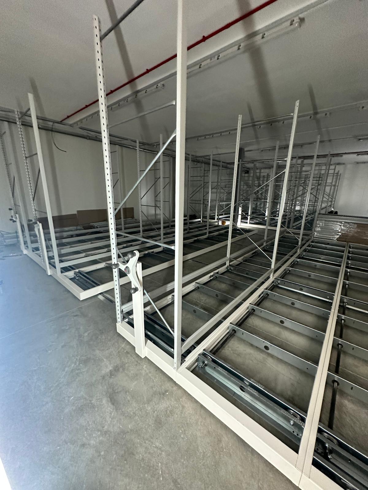 Storage and Removal Company mobile shelving project, Durham — image 3