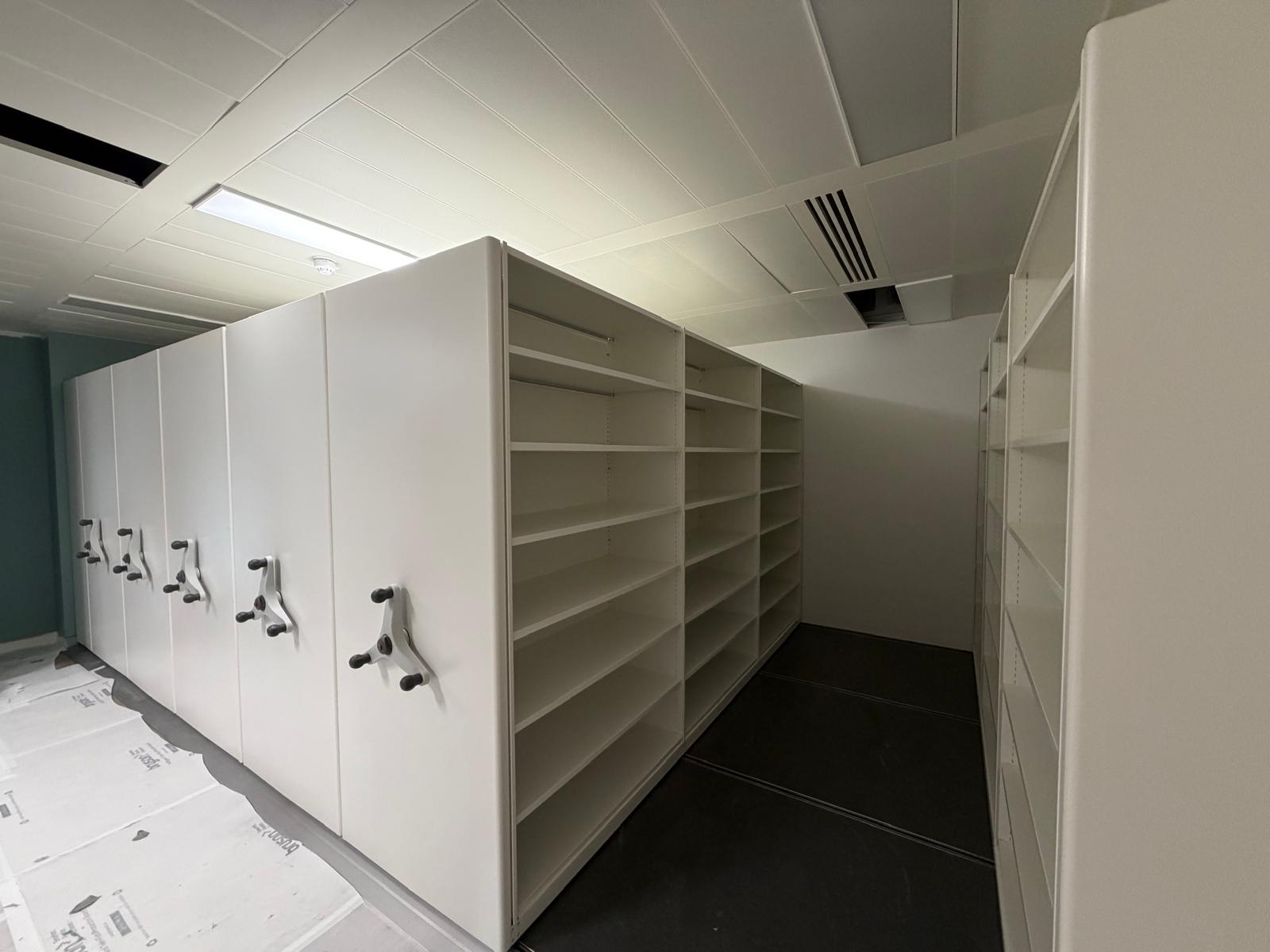 Large Healthcare Organisation mobile shelving project, Berkshire — image 3
