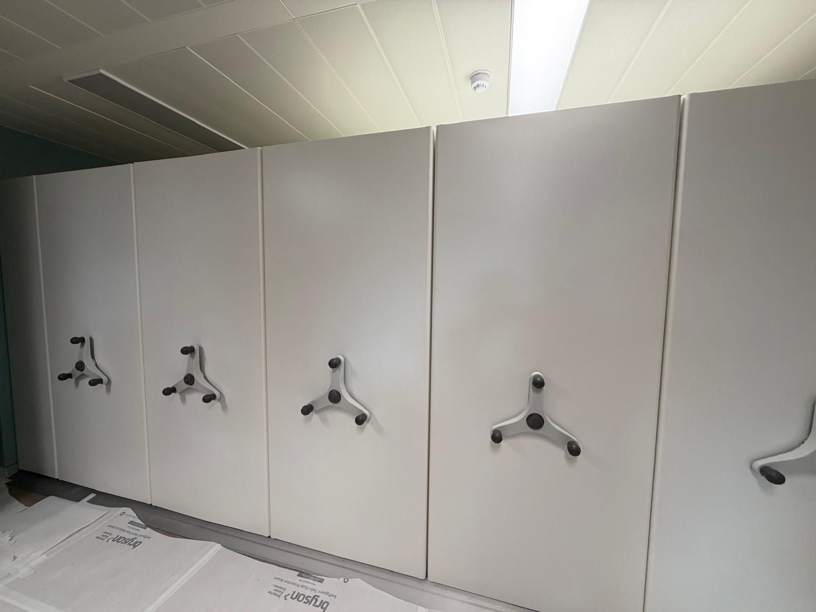 Large Healthcare Organisation mobile shelving project, Berkshire — image 1