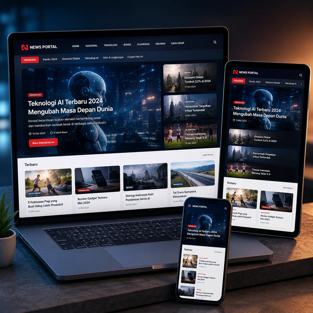 Blogger News Portal (Populer)