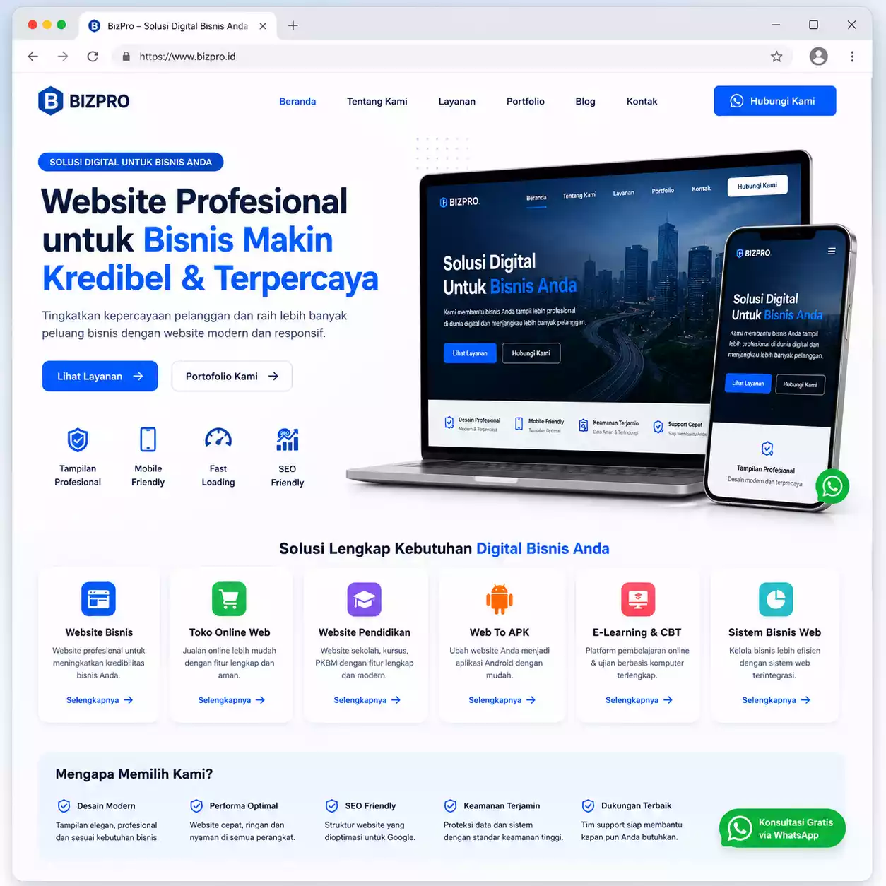 WEBSITE BISNIS