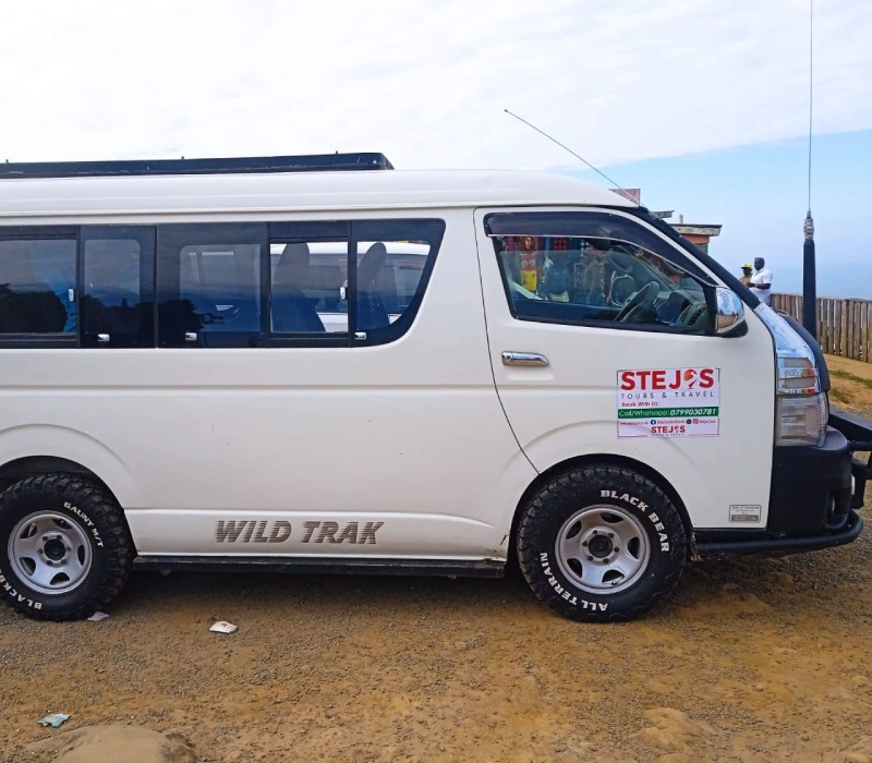 Hire a Tour Van in Nairobi – Safari Vans, 4x4, Pop-Up Roof, Affordable Rates