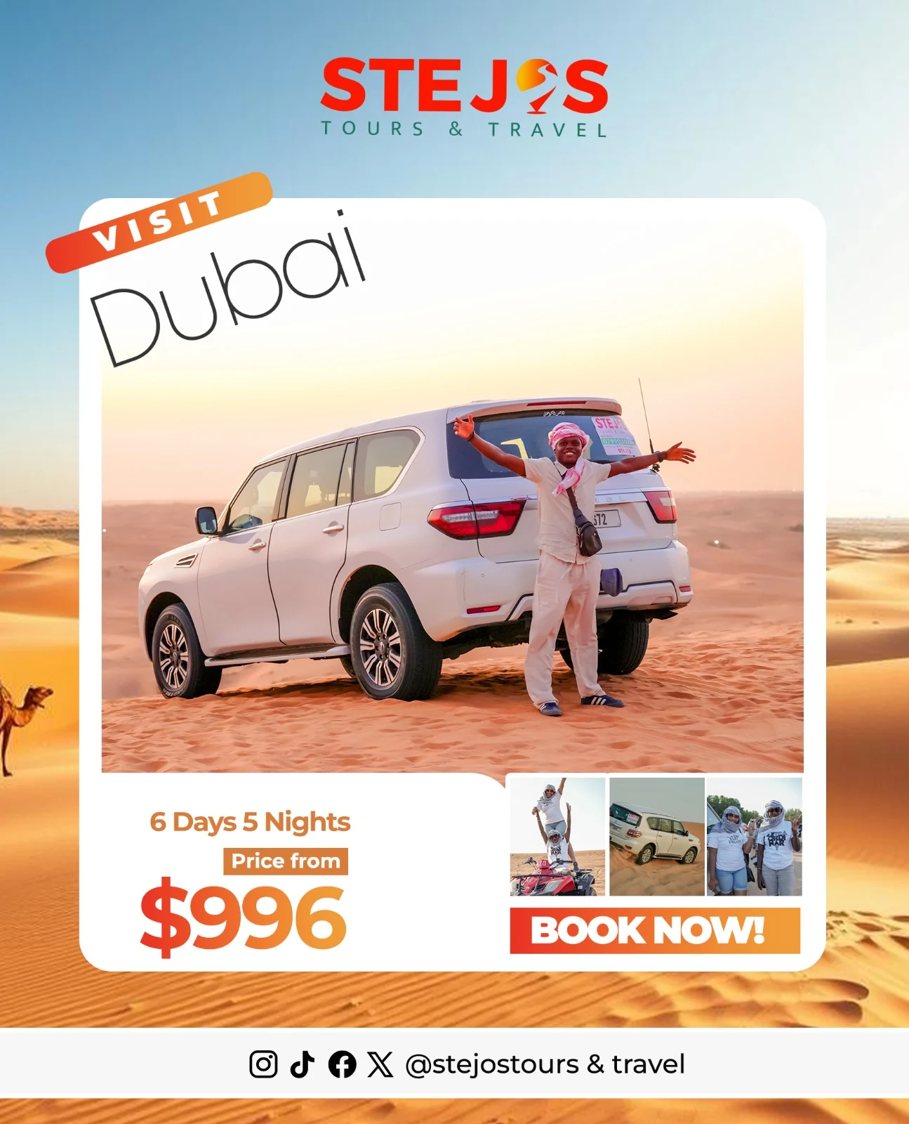 Visit Dubai From $996