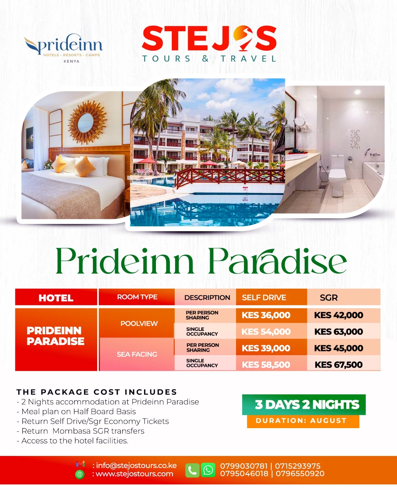 3 Days Pride Inn Paradise Getaway