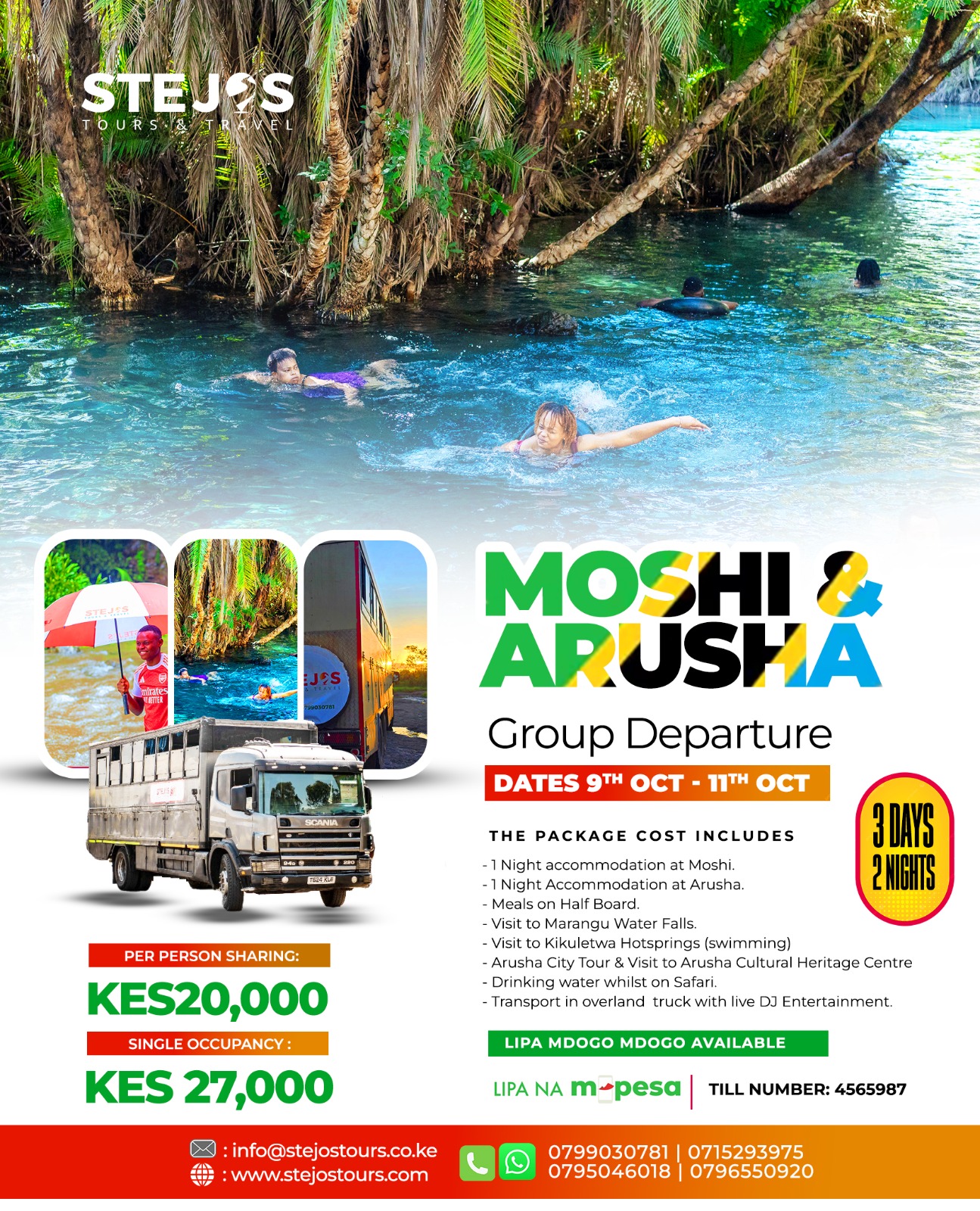 3 Days Moshi and Arusha Safari