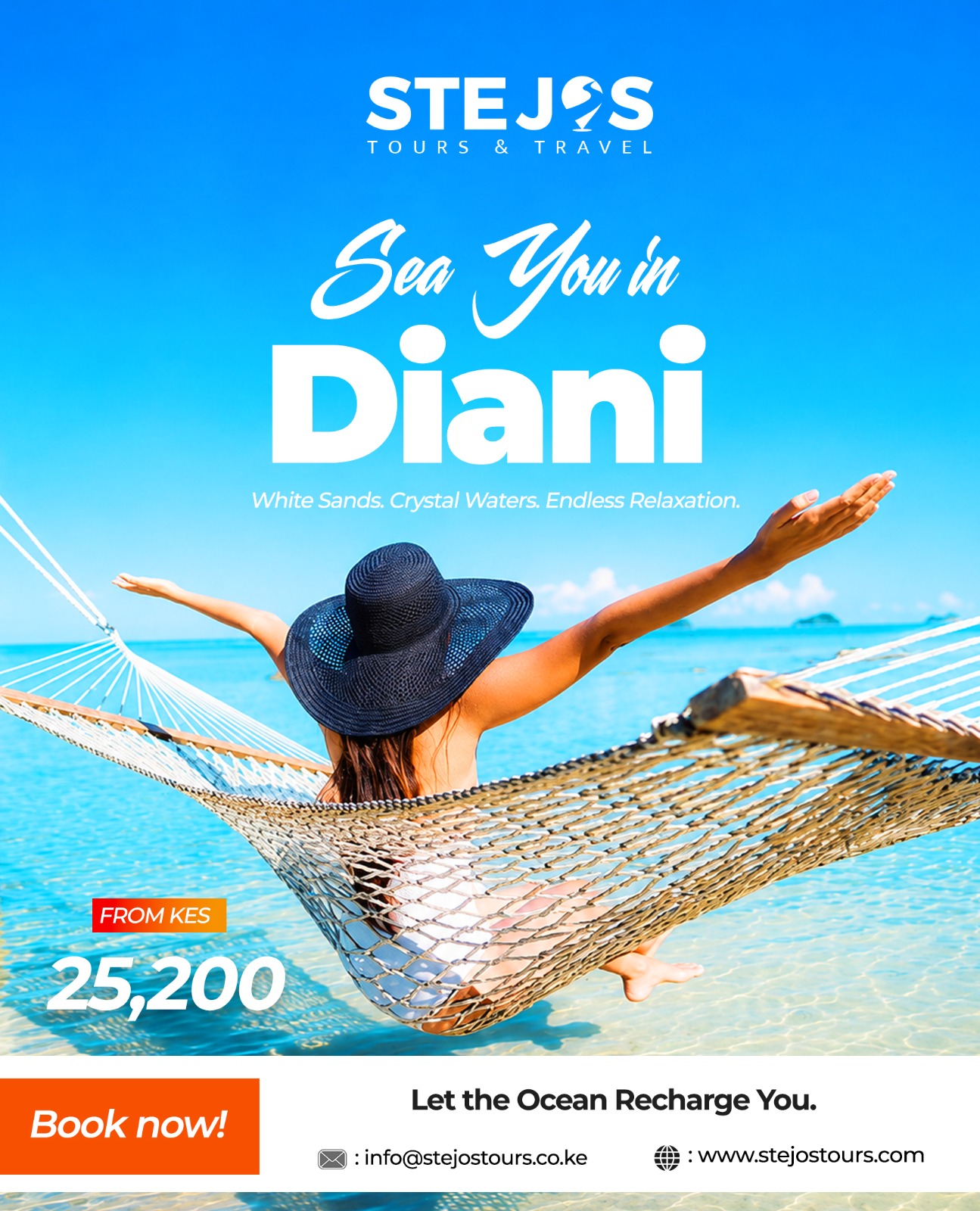 Visit Diani from Ksh. 25,200