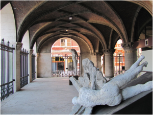 Sculptures (I am fairly certain that’s what these are) displayed in Leuven, Belgium.