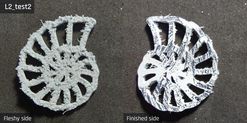 Results-image-L2_test2 Cut resulting from test 2 for sample L2.