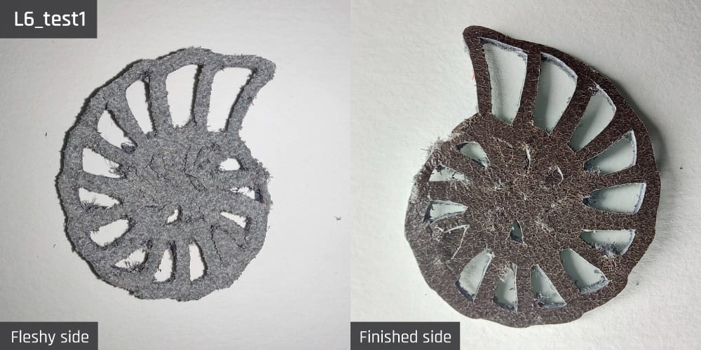 Results-image-L6_test1 Cut resulting from test 1 for sample L6.