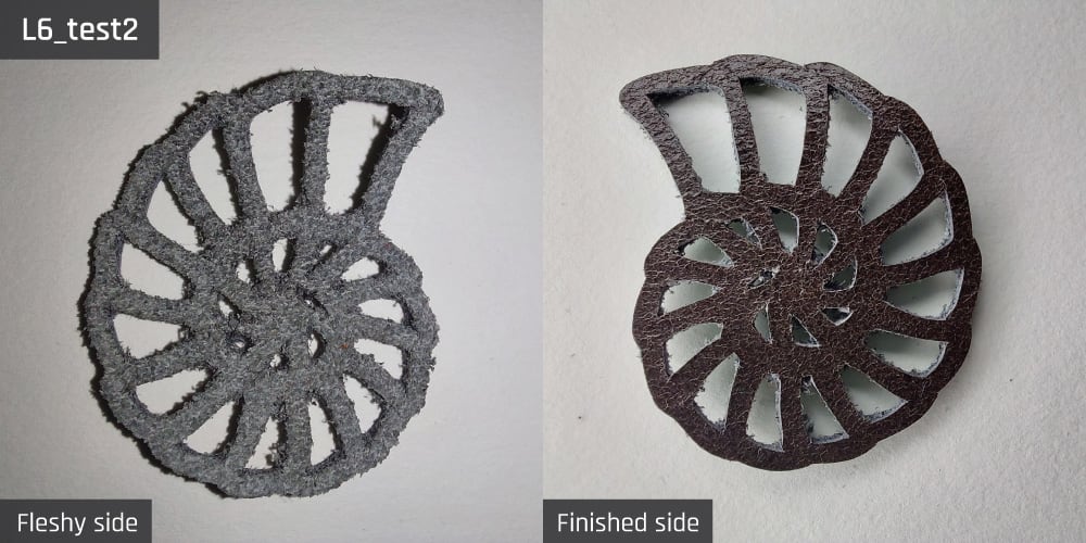 Results-image-L6_test2 Cut resulting from test 2 for sample L6.