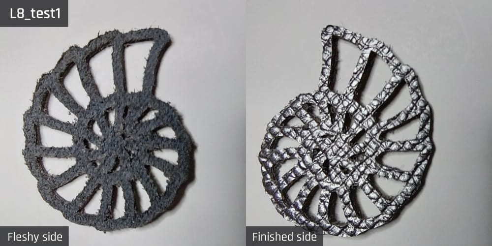 Results-image-L8_test1 Cut resulting from test 1 for sample L8.