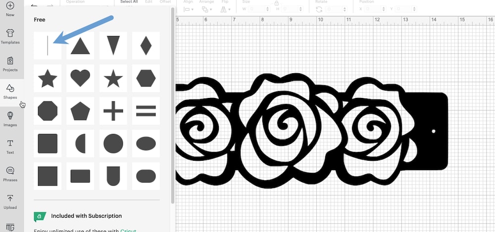 Step 2c: create a line 1