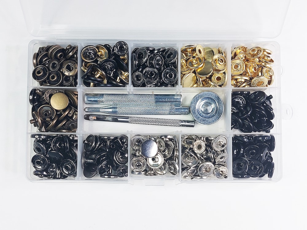 Snap fastener bracelet closures kit Snap fastener bracelet closures kit